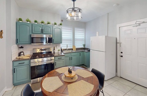 Irvington House | Spacious 6-bedroom townhome in charming Irvington with AC and Parking
