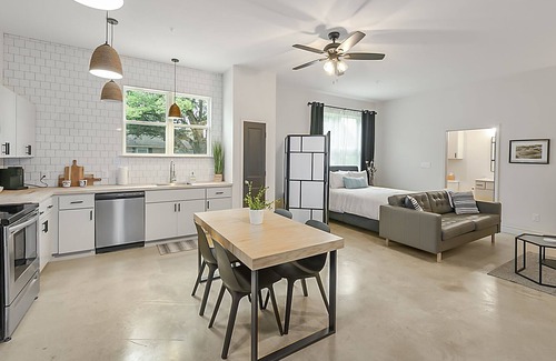 Downtown Apartment | Spacious and Stunning Studio with Large Kitchen!