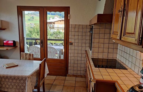 Combloux Apartment | Spacious apartment, terrace, open view of the valley and Mont-Blanc