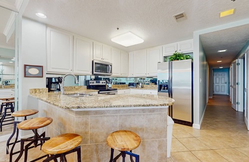 Orange Beach Condo | Spacious beachfront condo with gulf views, pools, and walkable dining