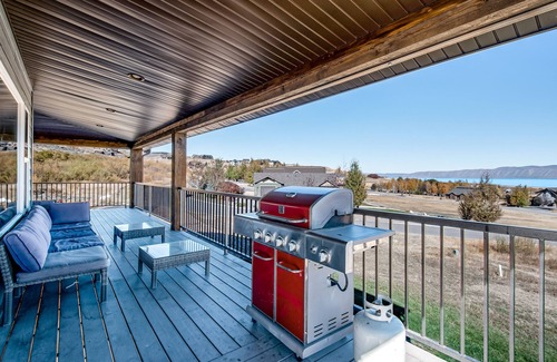 Fish Haven House | Spacious Bear Lake home w/access to a shared pool, hot tub, gym & pirate ship?