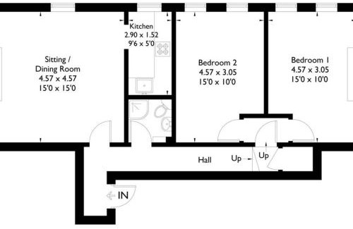 Winchester Apartment | Spacious Central Chic Apartment - Simplycheckin