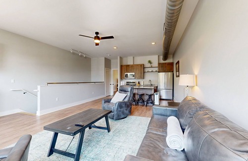 Asheville Condo | Spacious, chic retreat with deck & AC - walk to dining, shops, & entertainment