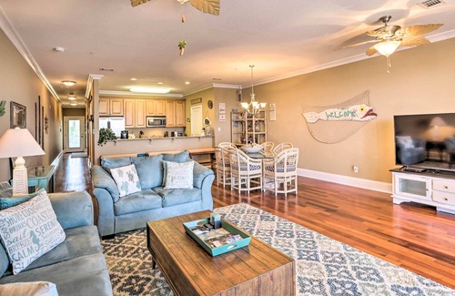 Carrabelle Condo | Spacious Condo w/ 2 Private Balconies & Gulf Views