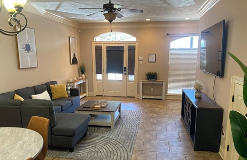 Lake Charles House | Spacious Downtown Townhouse