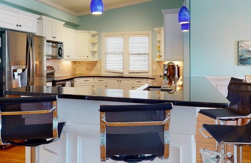 Kure Beach House | Spacious Family-Friendly Townhome | Ocean Views, Elevator, Dog Friendly, 2 Blocks to Beach!
