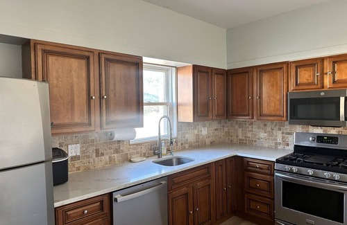 Long Beach House | Spacious Long Beach 4-bedroom house, giant pool deck, steps to beach & train