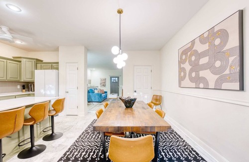 Bentonville House | Spacious Modern Retreat with Game Room & Fire Pit near Trails