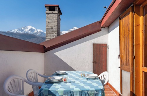 Barzio Apartment | Spacious mountain view attic apartment