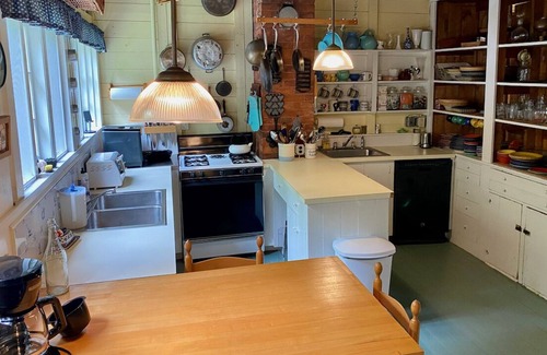 Greensboro House | Spacious, rustic getaway on Caspian Lake with two docks & lawn.