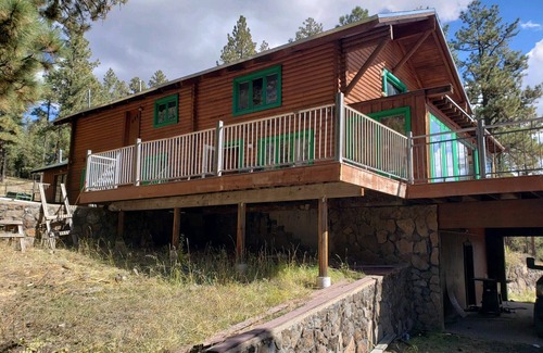 Greer Cabin | Spacious Rustic Log Cabin