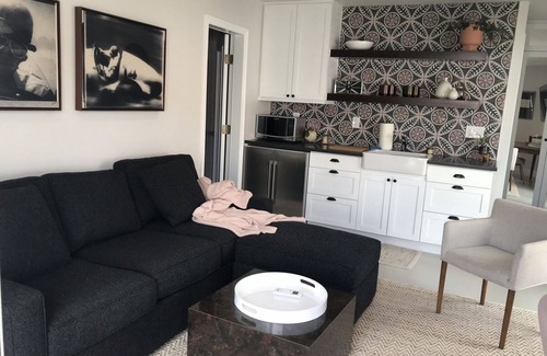 North Park House | Spanish bungalow with pool, built in bbq, and outdoor seating areas.