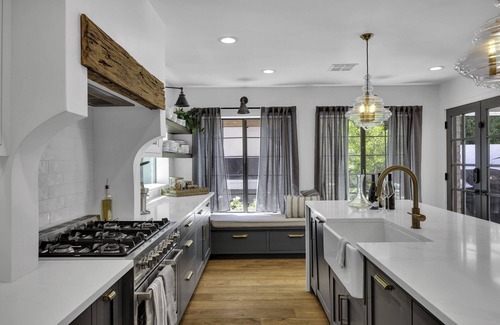 Andorra House | Spanish Farmhouse in Biltmore w/Heated Pool, Outdoor Fireplace & Hot Tub.