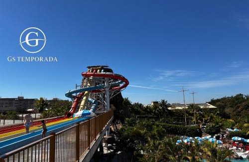 Prive das Caldas Apartment | Spazzio diRoma com acesso ao Acqua Park
