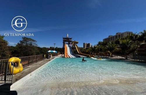 Prive das Caldas Apartment | Spazzio diRoma com acesso ao Acqua Park