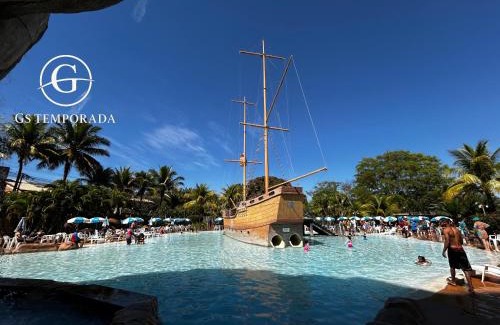 Prive das Caldas Apartment | Spazzio diRoma com acesso ao Acqua Park