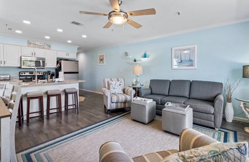 Surfside Beach Condo | Special Rates! Updated 1st Floor 2 bedroom oceanview condo in Surfside Beach!