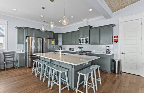 Yaupon Beach House | Spectacular Oceanfront Home w/Private Pool & Elevator Overlooking the Pier