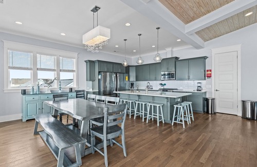 Yaupon Beach House | Spectacular Oceanfront Home w/Private Pool & Elevator Overlooking the Pier