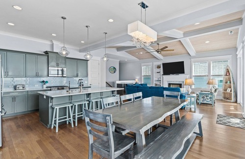 Yaupon Beach House | Spectacular Oceanfront Home w/Private Pool & Elevator Overlooking the Pier