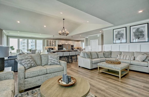 Sneads Ferry House | Spectacular 9 Bedroom Luxury Oceanfront sleeps 40 Heated Pool* + Hot Tub*!
