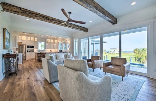 Saint Helena Island House | Spectacular Ocean, Golf and Sunrise views-Heated Pool-Luxury Family Retreat