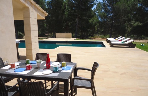 L'Ametlla de Mar Ski Chalet | SPECTACULAR VILLA WITH ORIGINAL AND MODERN ARCHITECTURE WITH PRIVATE POOL