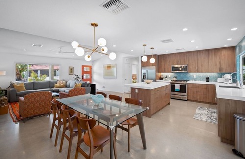 Racquet Club West House | Spend Fall in Palm Springs! Modern Palm Springs Home with Lap Pool