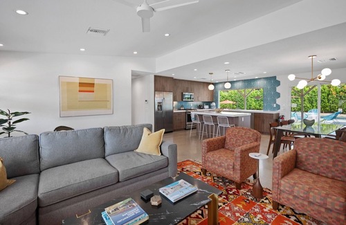 Racquet Club West House | Spend Fall in Palm Springs! Modern Palm Springs Home with Lap Pool