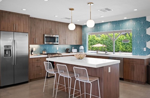 Racquet Club West House | Spend Fall in Palm Springs! Modern Palm Springs Home with Lap Pool