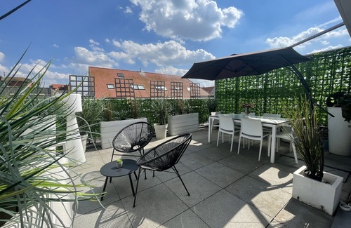 Knokke Apartment | Splendid Penthouse Knokke center for 4 people with 2 large terraces