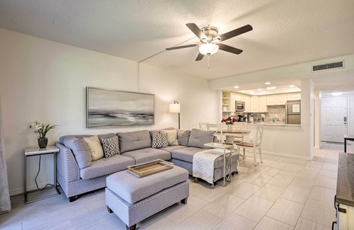 Crescent Beach Condo | St Augustine Getaway w/Porch: 1 Block to Beach!