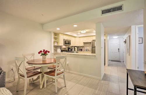Crescent Beach Condo | St Augustine Getaway w/Porch: 1 Block to Beach!