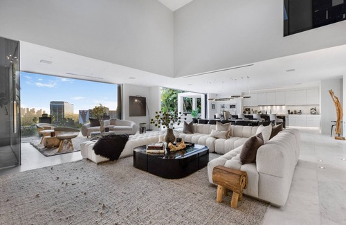Hollywood Hills West House | St Ives Modern - Modern St Ives Estate with Theater, Pool, and Views