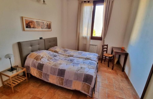Pieve Di Trebbio Bed & Breakfast | Stanza con due letti singoli Le Vitterelle