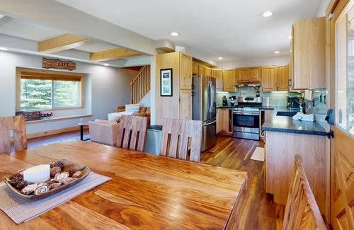 Upper Kingsbury House | Stateline Stunner | House in Stateline with wraparound deck, fireplace, grill