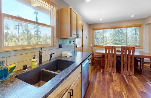 Upper Kingsbury House | Stateline Stunner | House in Stateline with wraparound deck, fireplace, grill