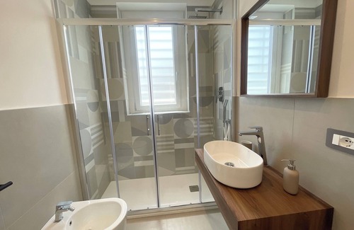 Lavinio Lido di Enea Apartment | Stay in our wonderful sea view apartment, featuring a hot tub on the balcony.