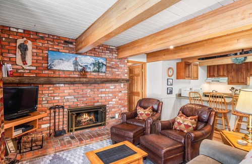 Aspen Condo | Stay In The Heart Of Aspen! Steps to Gondola, Shops, Dining. Wood FP, W/D, First Floor Easy Access!