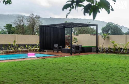 Karjat Villa | StayVista at Gulposh Retreat with Pool, Lawn & Gazebo