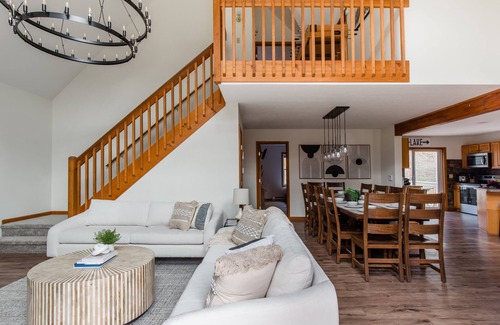 Albrightsville House | Step into Luxury by the Lake: Stunning Chalet with Hot Tub, Sauna, & Game Room