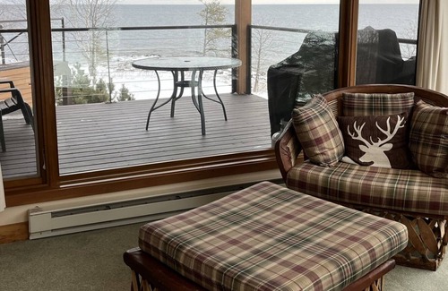 Two Harbors Condo | Steps from Lake Superior. Great view.