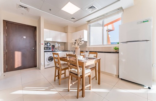 Jadaf Apartment | Steps from Retail Stores and Sports Facilities 1BR, Binghatti Gateway, Al Jaddaf