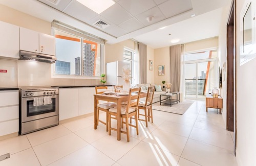 Jadaf Apartment | Steps from Retail Stores and Sports Facilities 1BR, Binghatti Gateway, Al Jaddaf