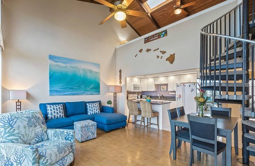 Kihei Condo | Steps to Kamaole 1 Beach Park & More! Spacious Top Floor Condo-Beautiful Views!