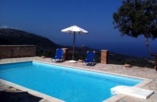 Skinaria House | Stone built villa with private pool and spectacular views