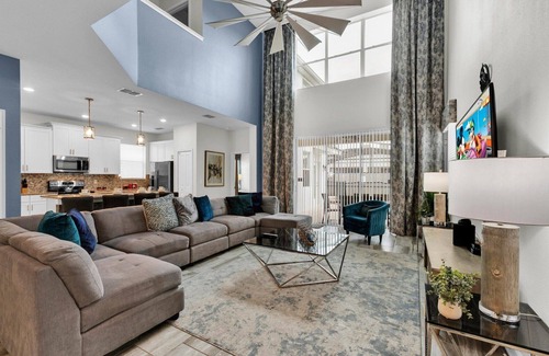 Kissimmee House | Storey Lake Resort 5 Bedroom Pool Home with Themed Rooms
