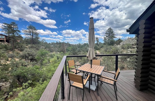 Prescott Cabin | Storybook 3-bedroom cabin in the beautiful Prescott Pines! Near whiskey row!