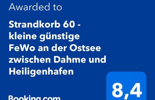Heringsdorf Apartment | Strandkorb 60 - kleine günstige FeWo an der Ostsee zwischen Dahme und Heiligenhafen