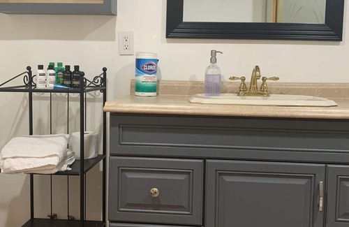Stratford Apartment | Stratford Guest Suite- private bathroom and entry